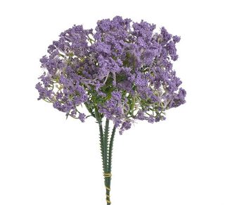 Drobné květinky x3 - fialová 20 cm