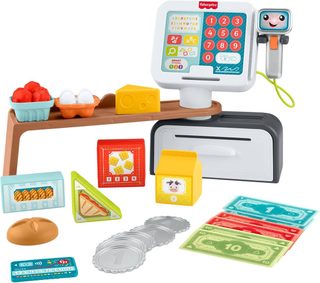 Fisher-Price mluvící pokladna s pultem (baterie, zvuk)