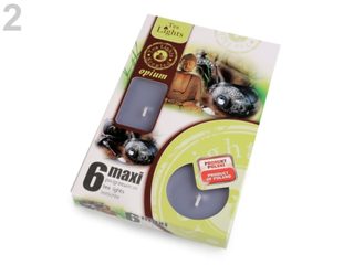 Čajové svíčky vonné velké Ø6 cm