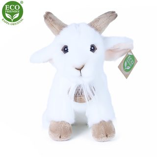 Plyšové kůzle sedící 18 cm ECO-FRIENDLY