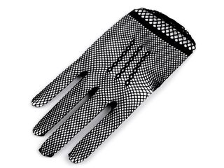 Společenské rukavičky síťované gotik