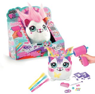 EP Line Airbrush Hair´iffic Squish Pal set plyšák k vybarvení na baterie 2 druhy