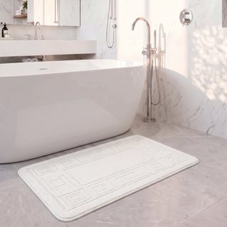 Koupelnová a WC předložka ornament smetanový