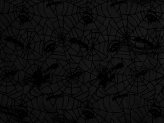 Dekorační satén Halloween / čarodějnice METRÁŽ