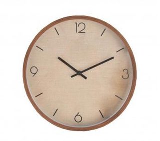 Hodiny nástěnné UH bílé pr. 30 cm - dia 30 cm