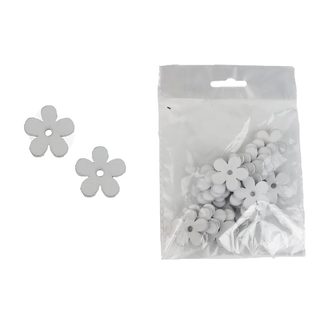 Dekorace květina, 25 ks D6629 - dia 3 x 0,3 cm