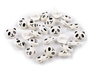 Knoflík dětský zajíc, medvěd, panda 25 kusů