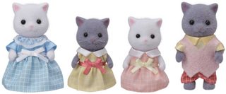 Sylvanian Families rodina perských koček (4 figurky)