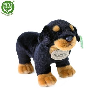 Plyšový rotvajler stojící 18 cm ECO-FRIENDLY