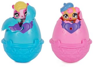 SPIN MASTER Hatchimals set 2 zvířátka s jídelní židličkou a doplňky ve vajíčku