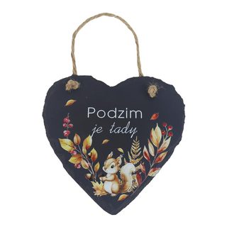 Břidlicová tabulka k zavěšení X8357 - 15*15*1