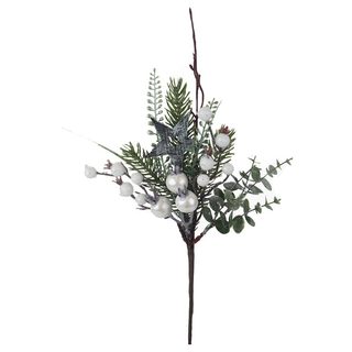 Dekorační větev s bobulemi P2333 - 40 cm