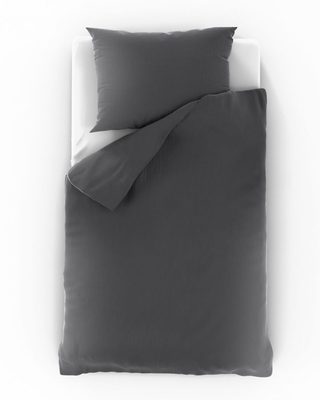 Mušelínové povlečení pro dva, Tmavě šedé – SET (2x 140x200 + 2x 70x90)