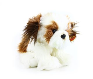 Plyšový pes shih tzu 30 cm sedící