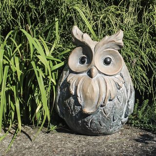 Dekorace sova X3254 - 26 x 23 x 34 cm