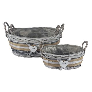 Obal s plastem šedý, S/3 P2041 - 22x15x9/13cm,25x17,5x10/14cm,30x23x12/17cm