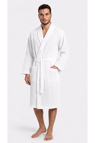 Unisex vaflový župan Vestis Saimaa bílá