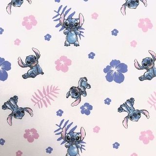 JERRY FABRICS Povlečení Lilo and Stitch Pink Bavlna, 140/200, 70/90 cm