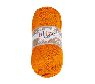 Příze BELLA Oranžová 83 100g / 360 m