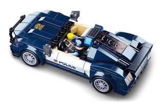 SLUBAN Town Auto policejní sportovní vůz 284 dílků + 2 figurky