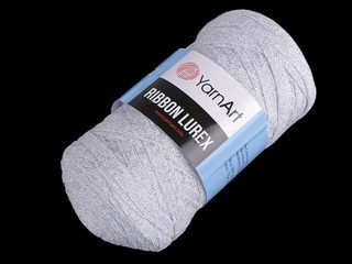 Špagety ploché Ribbon lurex 250 g YarnArt