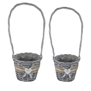 Obal s plastem šedý, S/2 P2025-21 - dia 14x12/41cm