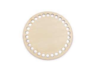 Dřevěné dno na háčkování / výrobu košíků Ø15 cm