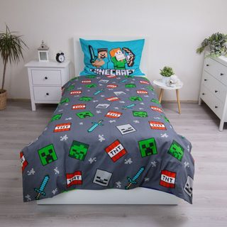 Povlečení bavlna Minecraft We Got This 140x200, 70x90 cm