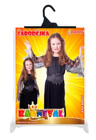 Kostým čarodějnice  černá vel. M