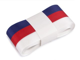 Stuha trikolora Česko šíře 50 mm návin 10 metrů