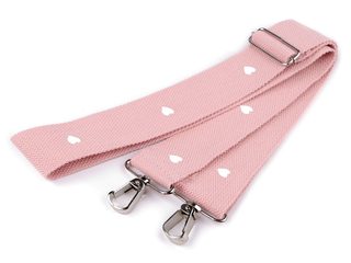 Textilní ucho / popruh na tašku s karabinami 130 cm