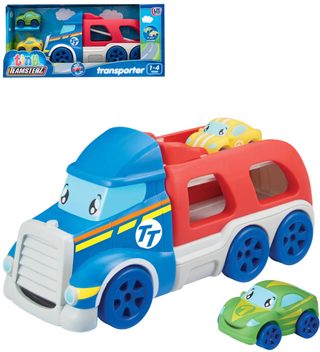 Teamsterz Tiny transportér (2 soft baby autíčka)