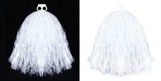 Mávátko pom pom bílé