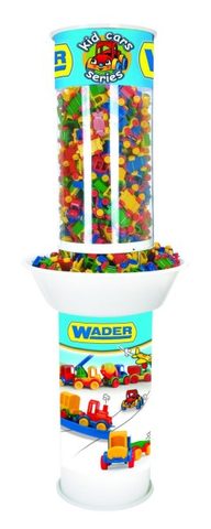 Auto Kid Cars mini plast 10cm asst 10 druhů 54ks v boxu Wader