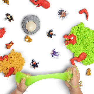 Smashers Dino Island Egg (dinosaurus ve vejci, sliz, doplňky – velké balení)