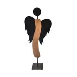 Anděl mango/plech BLACK 30x13x65 cm