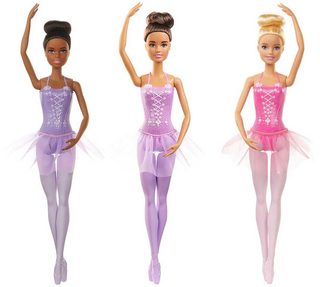 Panenka Barbie balerína různé druhy