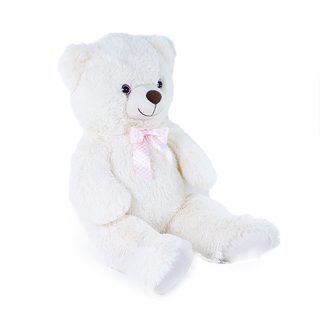 Velký plyšový medvěd Lily 78 cm krémově bílý s visačkou