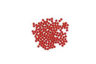 Kuličky do pistole 800ks 6mm plast v plastové krabičce 7x17cm