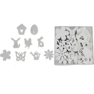Dekorace mix 72ks D3033 - 2,2 - 3,7 x 0,2 x 3 - 3,8 cm