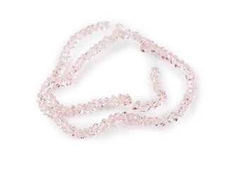 Skleněné broušené korálky triangl 3 mm na drátku