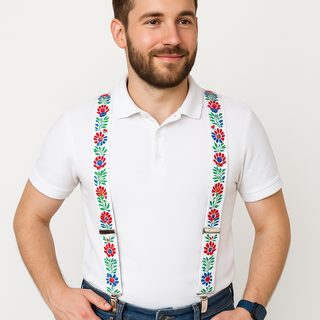 Šle folklor široké 4 cm délka 120 cm