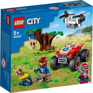LEGO CITY Záchranářská čtyřkolka do divočiny 60300 STAVEBNICE