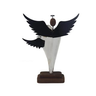 Dekorace andělé D7387/1 - 17 × 4.5 × 21.5 cm