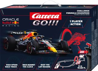 Carrera GO!!! F1 Challenger 6 m (203×75 cm, trafo)