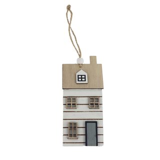 Dekorační domeček k zavěšení D6075 - 6 × 1,2 x 13 cm
