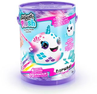 EP Line Airbrush Squish Pals Paint Can set plyšák k vybarvení 3 druhy