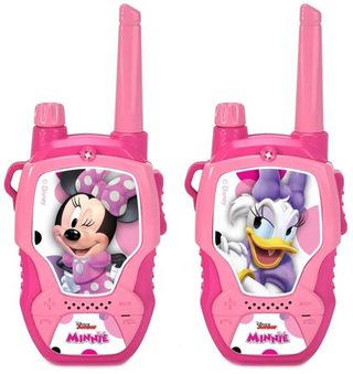 DICKIE Vysílačky dětské Walkie Talkie 2,4GHz Minnie Mouse set 2ks na baterie