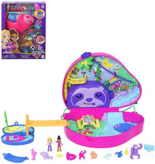 MATTEL Polly Pocket Pidi Pocketková kabelka Rodina lenochodů