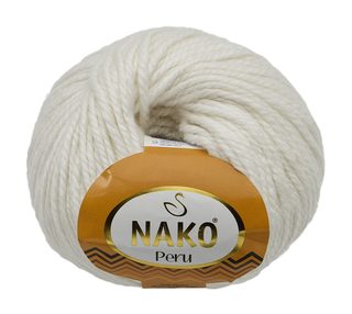 Příze PERU - 100g / 130 m bílá 208